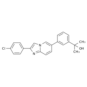 2-(3-(2-(4-氯苯基)咪唑并[1,2-a]吡啶-6-基)苯基)丙-2-醇