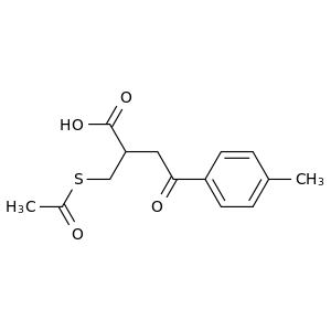 2-乙酰基硫代甲基-3-(4-甲基苯甲酰)丙酸
