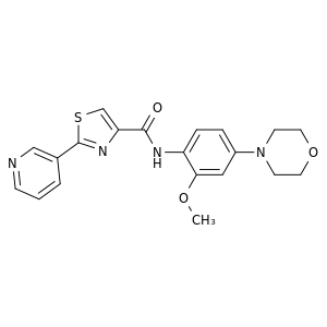 N-(2-甲氧基-4-吗啉苯基)-2-(吡啶-3-基)噻唑-4-甲酰胺