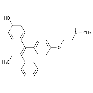 4-(1-(4-(2-(甲氨基)乙氧基)苯基)-2-苯基丁-1-烯基)苯酚
