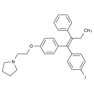 (E)-1-(2-(4-(1-(4-碘苯基)-2-苯基丁-1-烯-1-基)苯氧基)乙基)吡咯烷