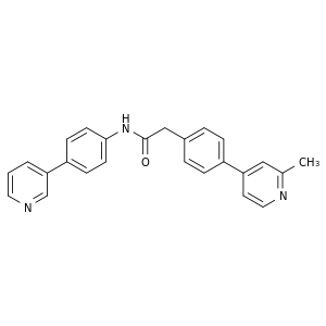 2-(4-(2-甲基吡啶-4-基)苯基)-N-(4-(吡啶-3-基)苯基)乙酰胺