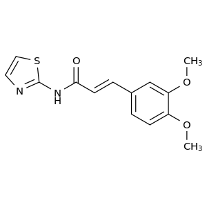 (E)-3-(3,4-二甲氧基苯基)-N-(噻唑-2-基)丙烯酰胺