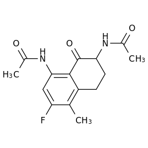 N,N’-(3-氟-4-甲基-8-氧代-5,6,7,8-四氢化萘-1,7-二基)二乙酰胺