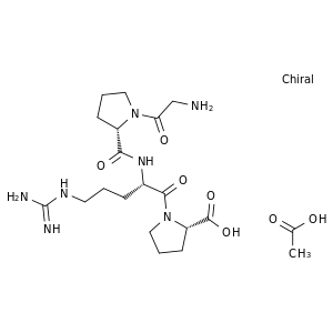 (S)-1-((S)-2-((S)-1-(2-氨基乙酰基)吡咯烷-2-甲酰胺基)-5-胍基戊酰基)吡咯烷-2-羧酸乙酸盐