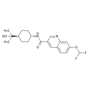 7-(二氟甲氧基)-N-(trans-4-(2-羟丙基-2-环己基)喹啉-3-甲酰胺