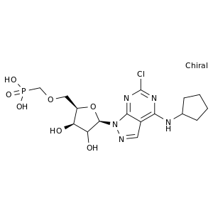 ((((2R,3S,4R,5R)-5-(6-氯-4-(环戊基氨基)-1H-吡唑并[3,4-d]嘧啶-1-基)-3,4-二羟基四氢呋喃-2-基)甲氧基)甲基)膦酸
