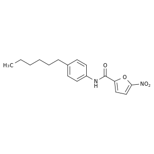 N-(4-己基苯基)-5-硝基呋喃-2-甲酰胺
