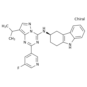 (R)-N-(2-(5-氟吡啶-3-基)-8-异丙基吡唑并[1,5-a][1,3,5]三嗪-4-基)-2,3,4,9-四氢-1H-咔唑-3-胺