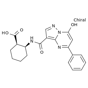 (1R,2S)-2-(7-羟基-5-苯基吡唑并[1,5-a]嘧啶-3-甲酰氨基)环己烷羧酸