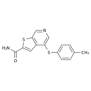 4-(对甲苯硫基)噻吩并[2,3-c]吡啶-2-甲酰胺