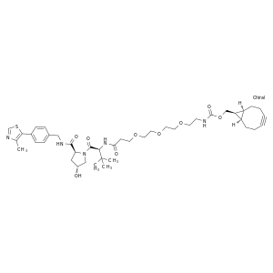 rel-((1R,8S,9s)-双环[6.1.0]壬-4-炔-9-基)甲基-((S)-14-((2S,4R)-4-羟基-2-((4-(4-甲基噻唑-5-基)苄基)氨基甲酰基)吡咯烷-1-羰基)-15,15-二甲基-12-氧代-3,6,9-三氧杂-13-氮杂十六烷基)氨基甲酸酯