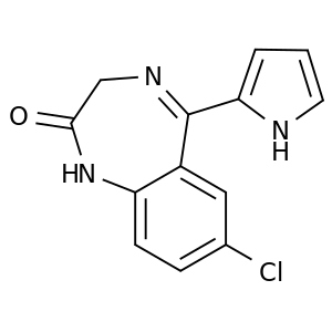 7-氯-5-(1H-吡咯-2-基)-1H-苯并[e][1,4]二氮杂卓-2(3H)-酮