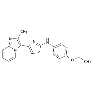 N-(4-乙氧基苯基)-4-(2-甲基咪唑并[1,2-a]吡啶-3-基)噻唑-2-胺