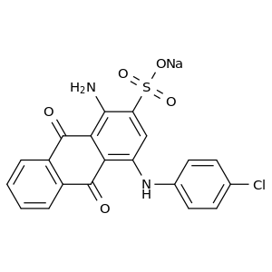 1-氨基-4-((4-氯苯基)氨基)-9,10-二氧代-9,10-二氢蒽-2-磺酸钠