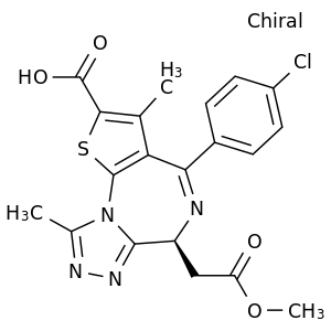 (S)-4-(4-氯苯基)-6-(2-甲氧基-2-氧代乙基)-3,9-二甲基-6H-噻吩并[3,2-f][1,2,4]三唑并[4,3-a][1,4]二氮杂-2-羧酸