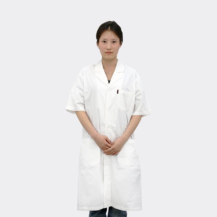 白大褂（经典款）纯棉 薄 短袖 女 L号|L号|Titan/泰坦
